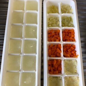 大人用ポトフから取り分け！離乳食用冷凍ストック♪